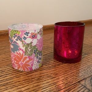 Lilly Pulitzer Candle Holders